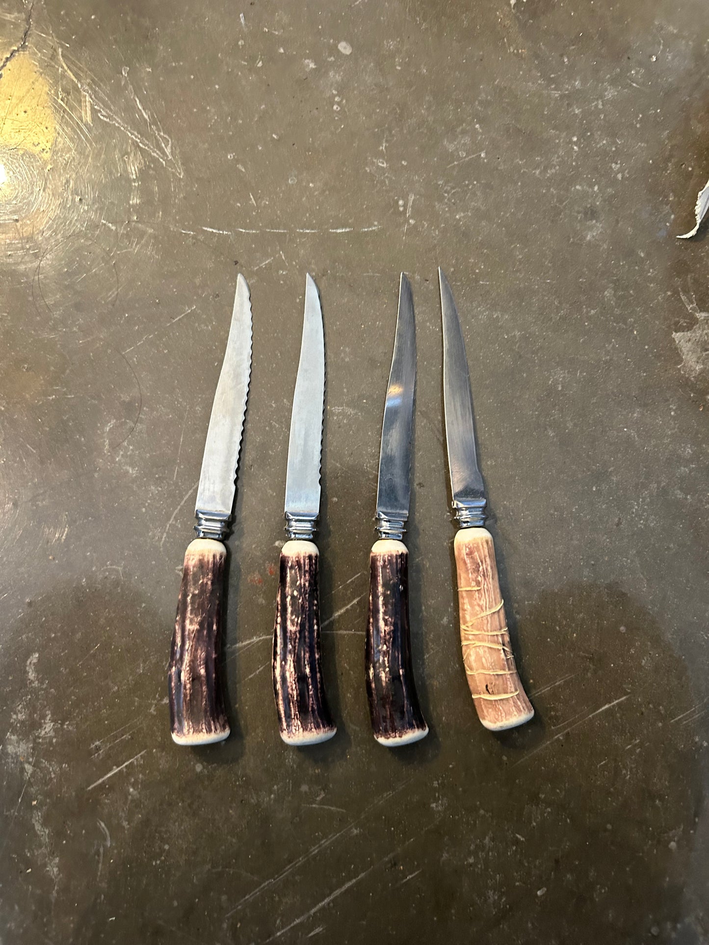 (5) Sheffield Horn Knives