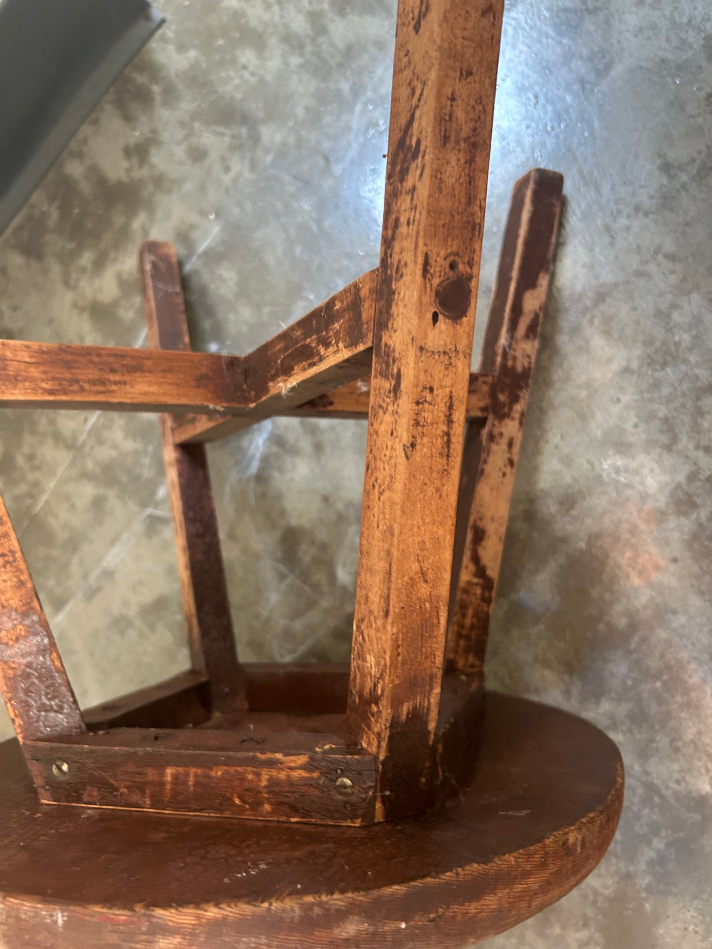 20th Century Louisiana Cypress Milking Stool