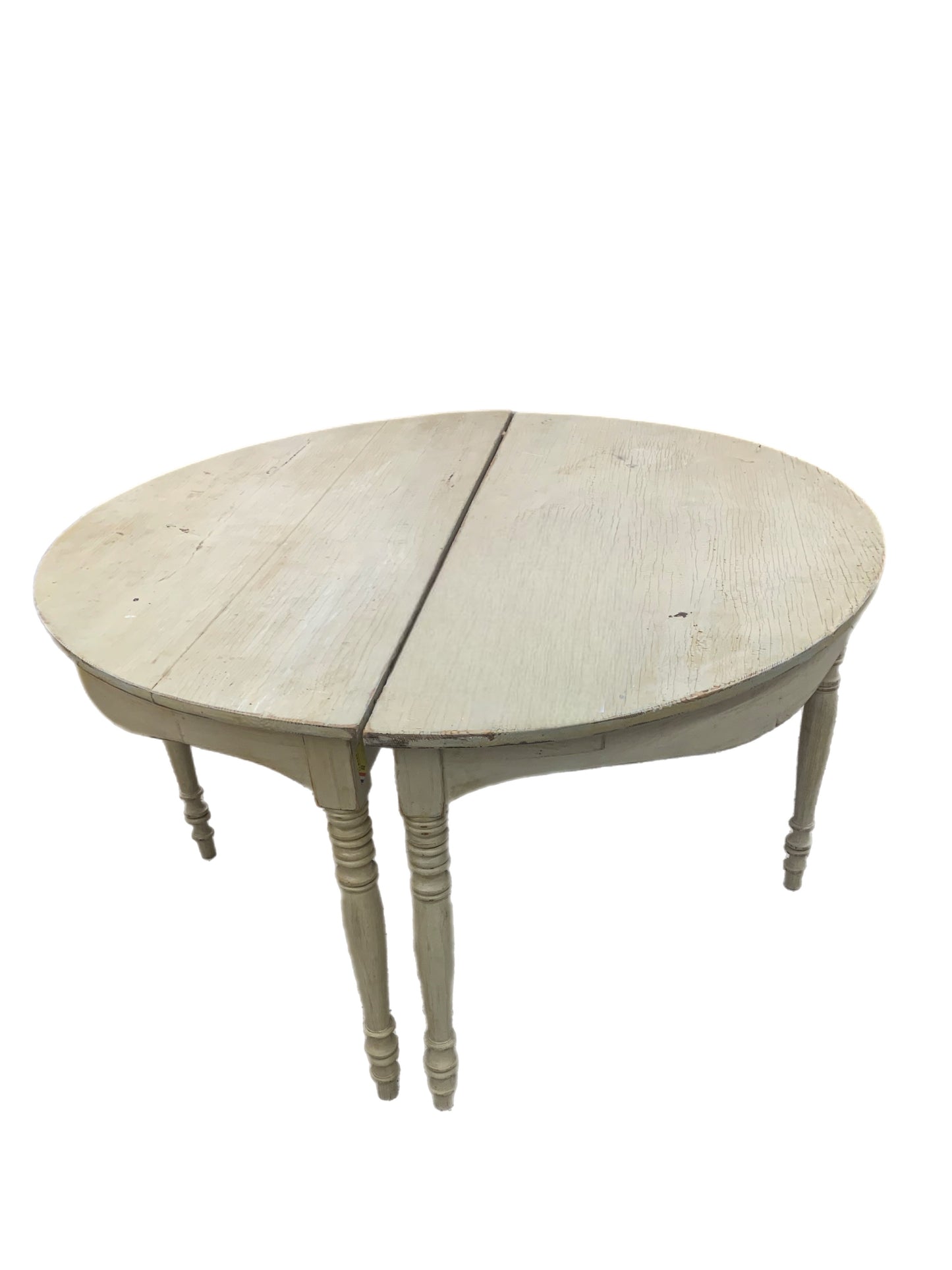 Pair of 1850 Louis Philippe Demilune Tables