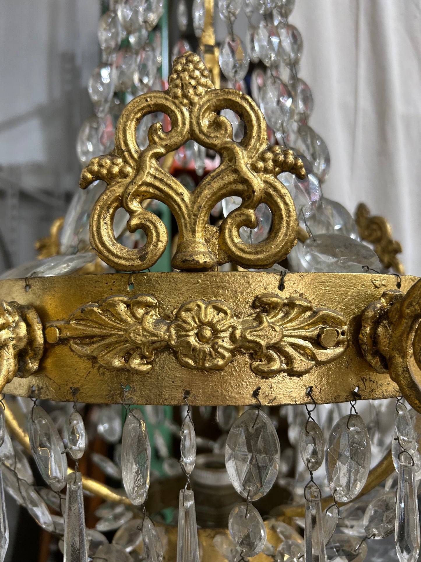 Antique Italian Empire Chandelier