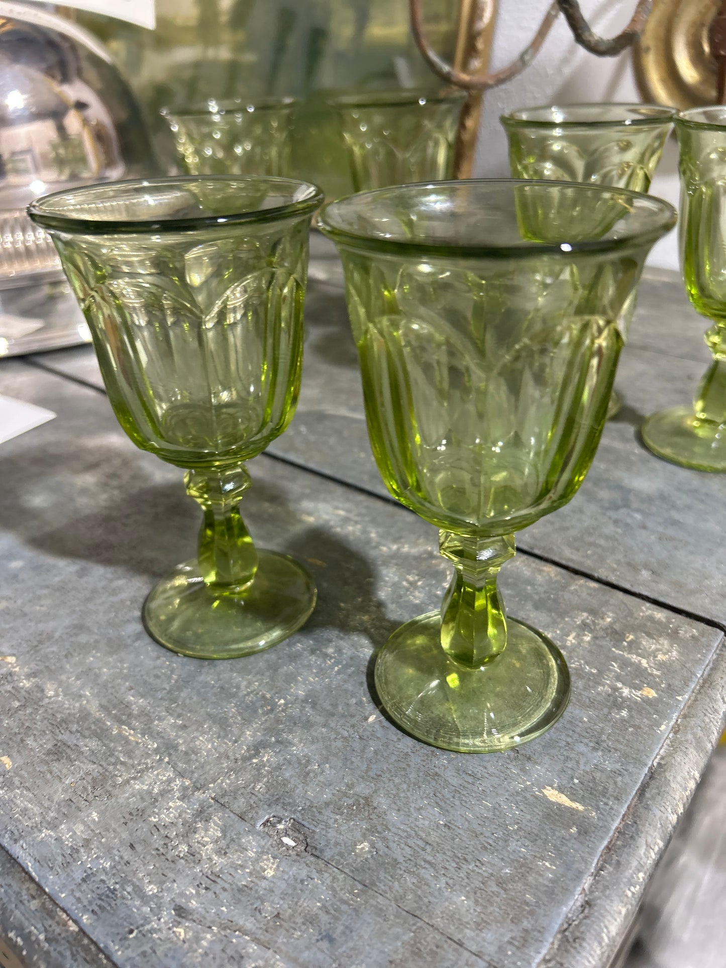 Imperial Glass Company Old Williamsburg Pattern Goblets - Set of 12