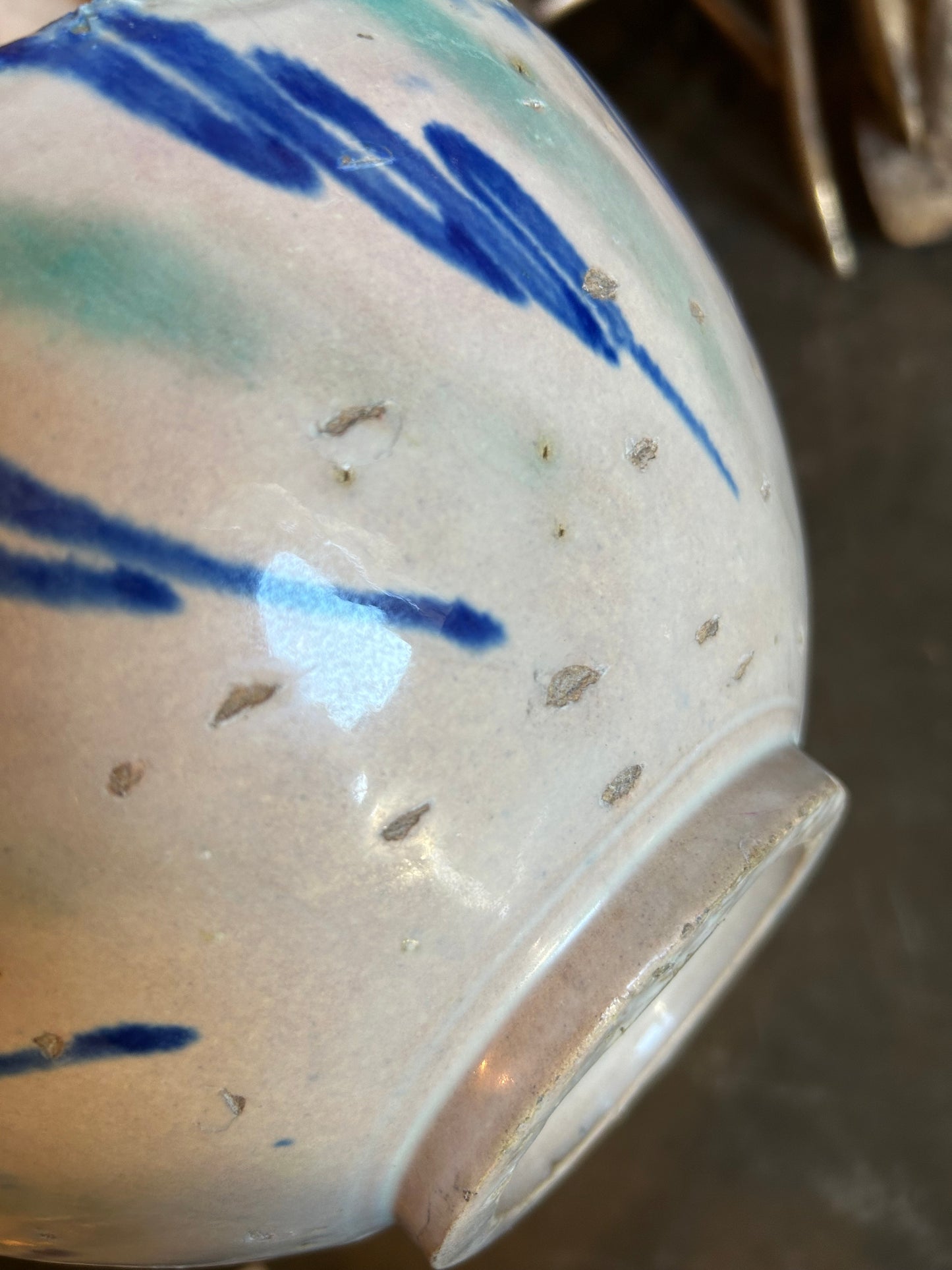Late 19th Century Fajalauza Colorful Flower Motif Bowl