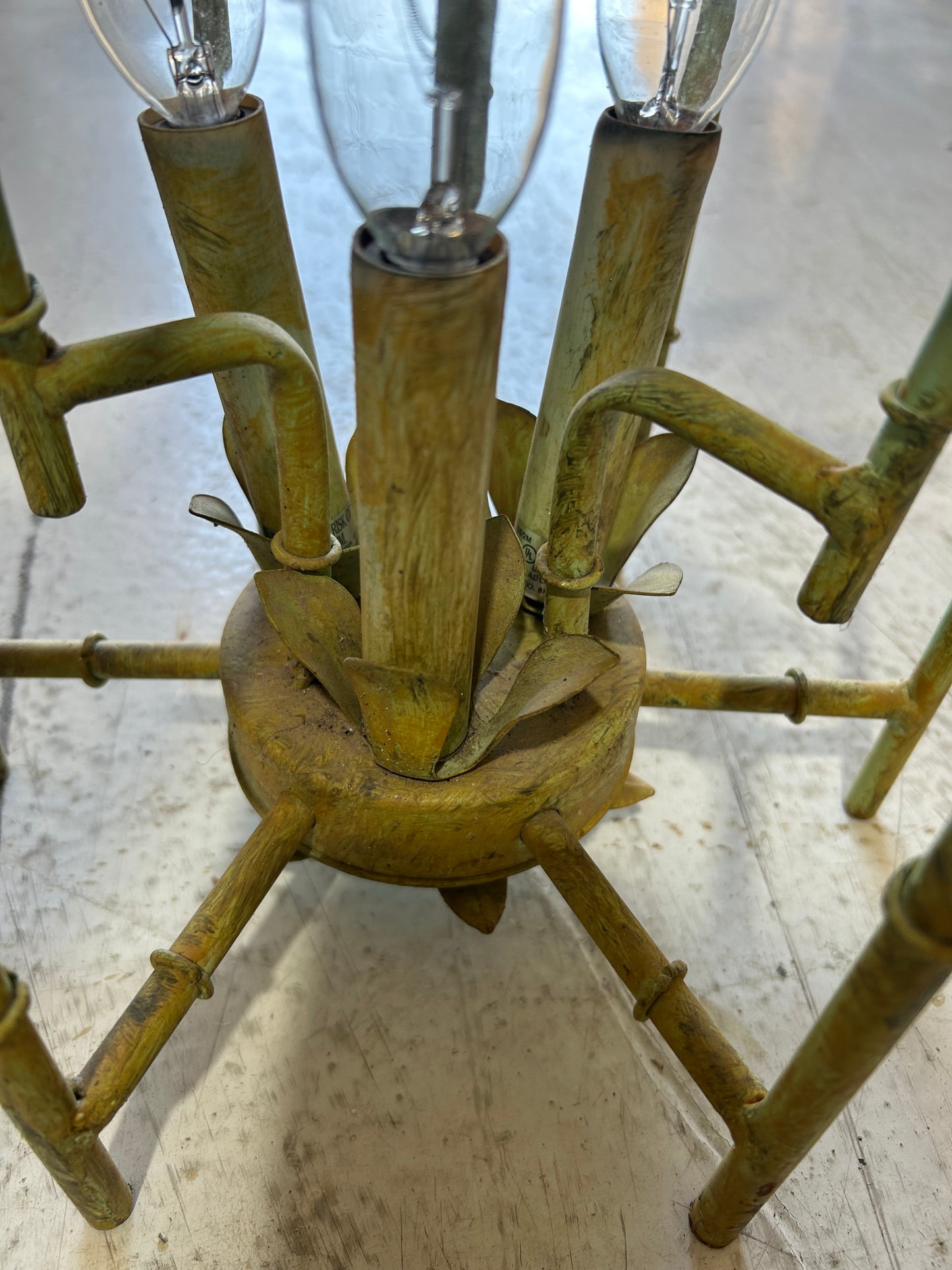 Vintage Chinoiserie Inspired Hollywood Regency Lantern