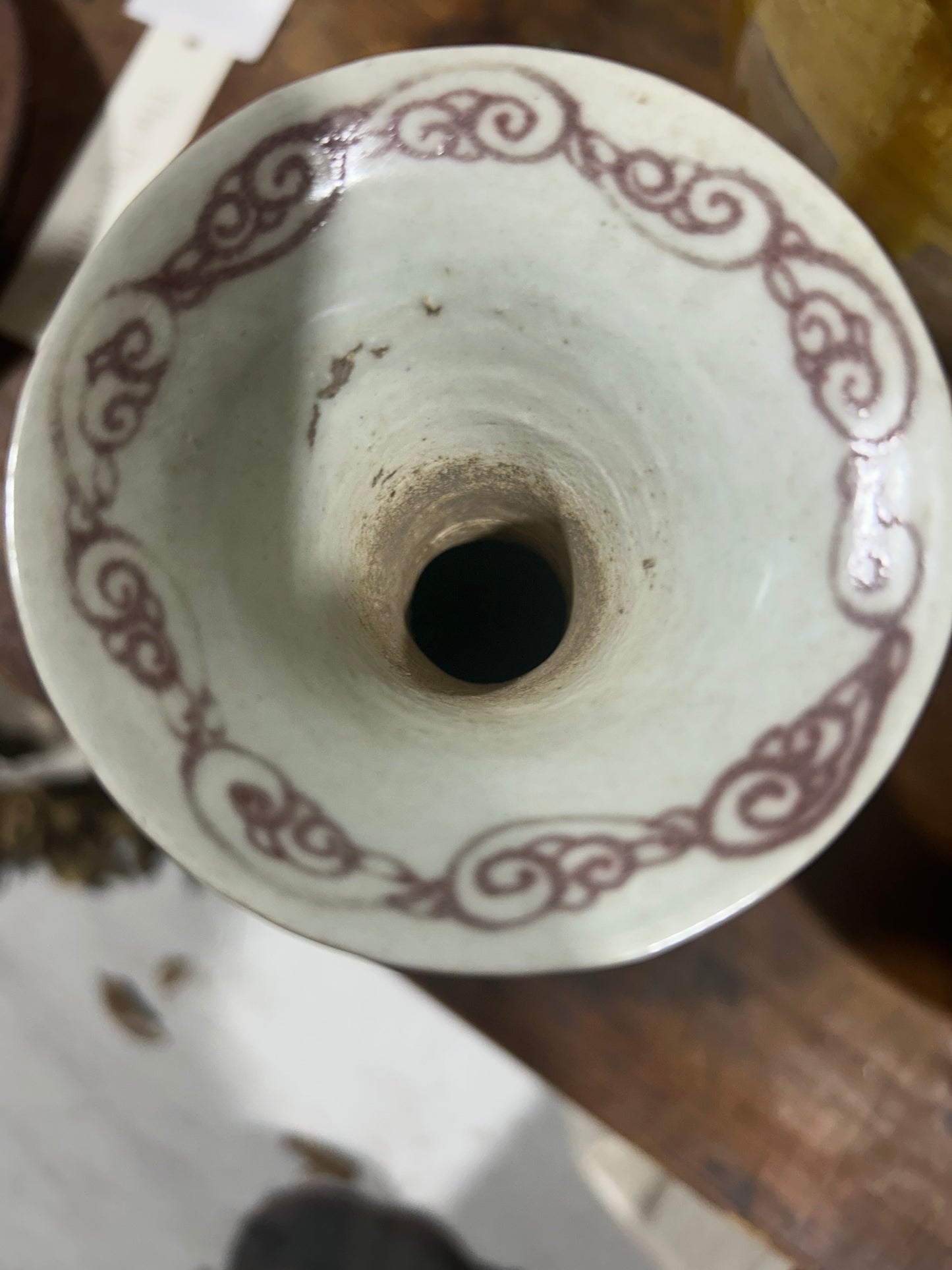 Early 20th Century Chinese Porcelain with Red Underglaze