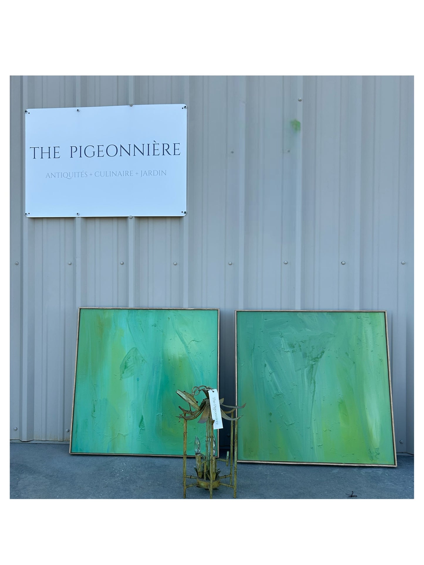 New Orleans Artist Shelley Aucoin Green Abstracts