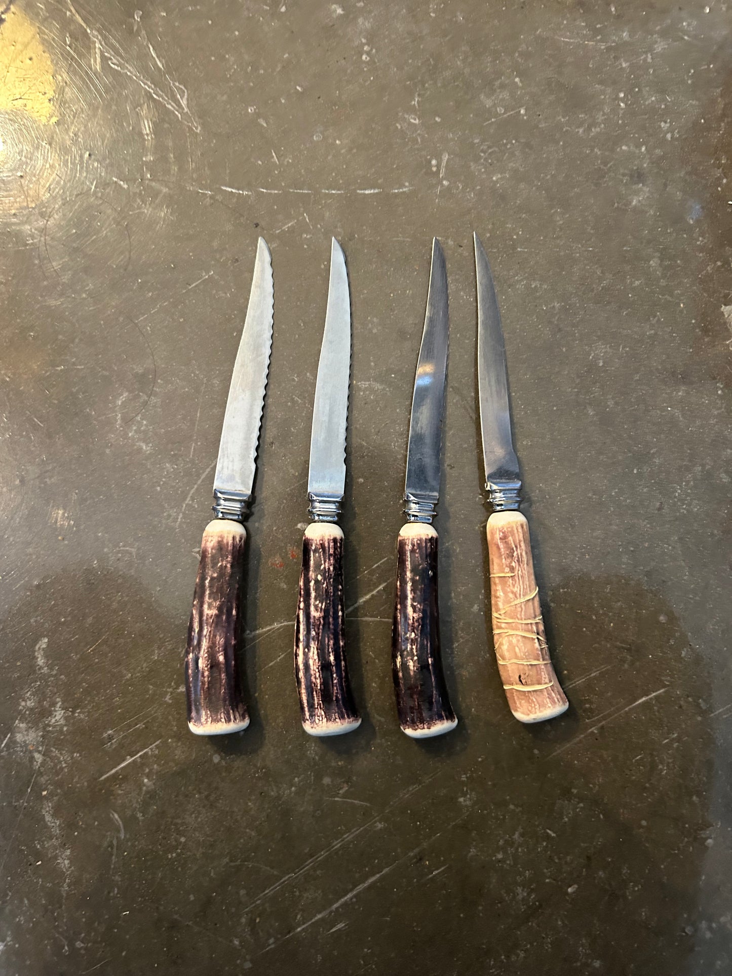 (5) Sheffield Horn Knives