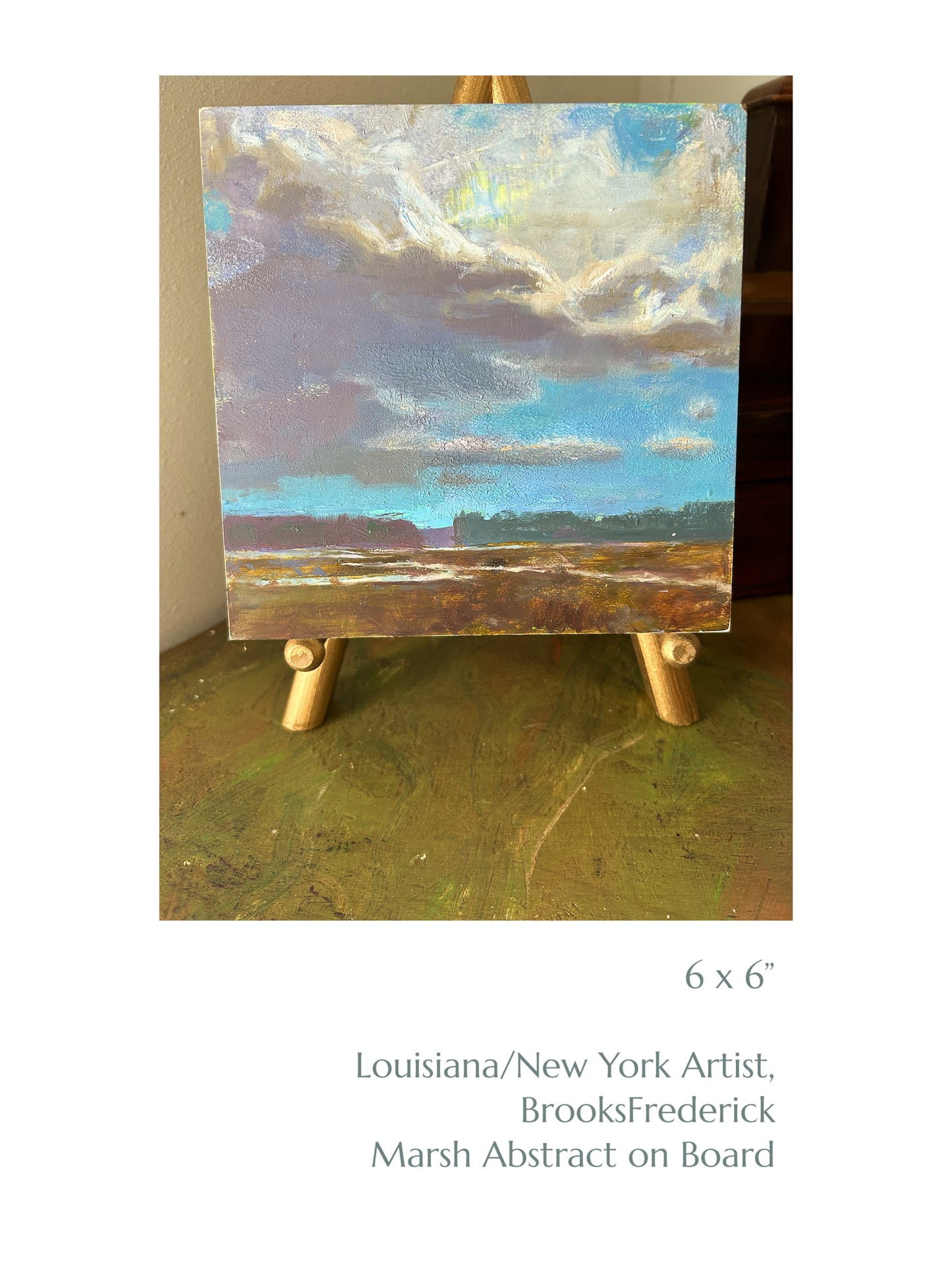 ‘Gulf Clouds’ by Louisiana/New York Artist Brooks Frederick