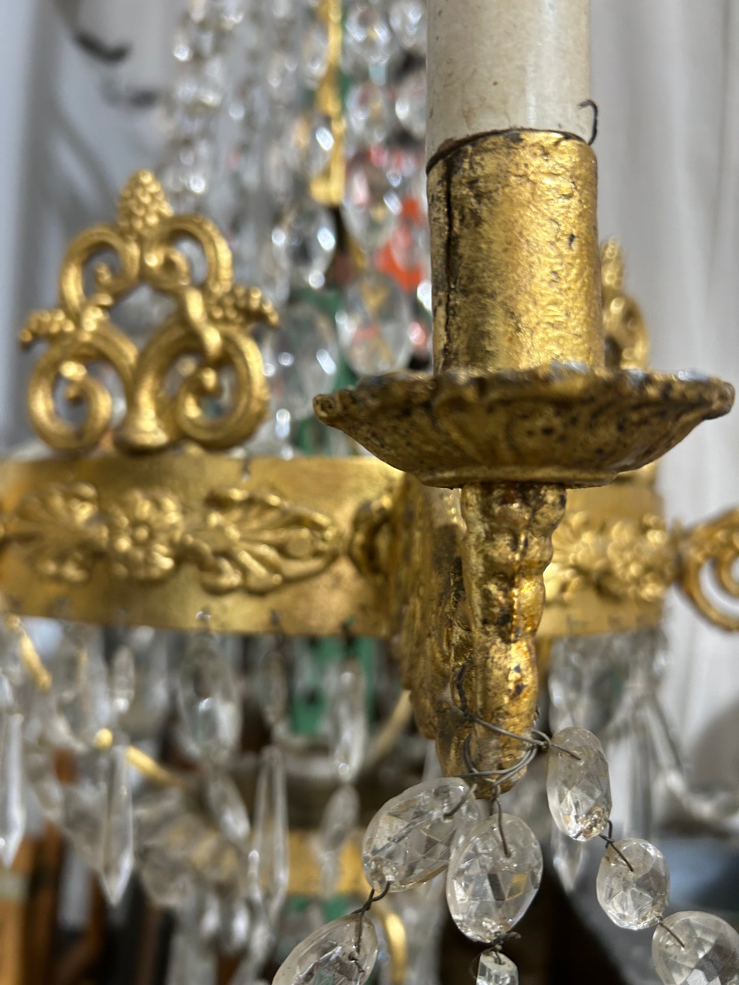 Antique Italian Empire Chandelier