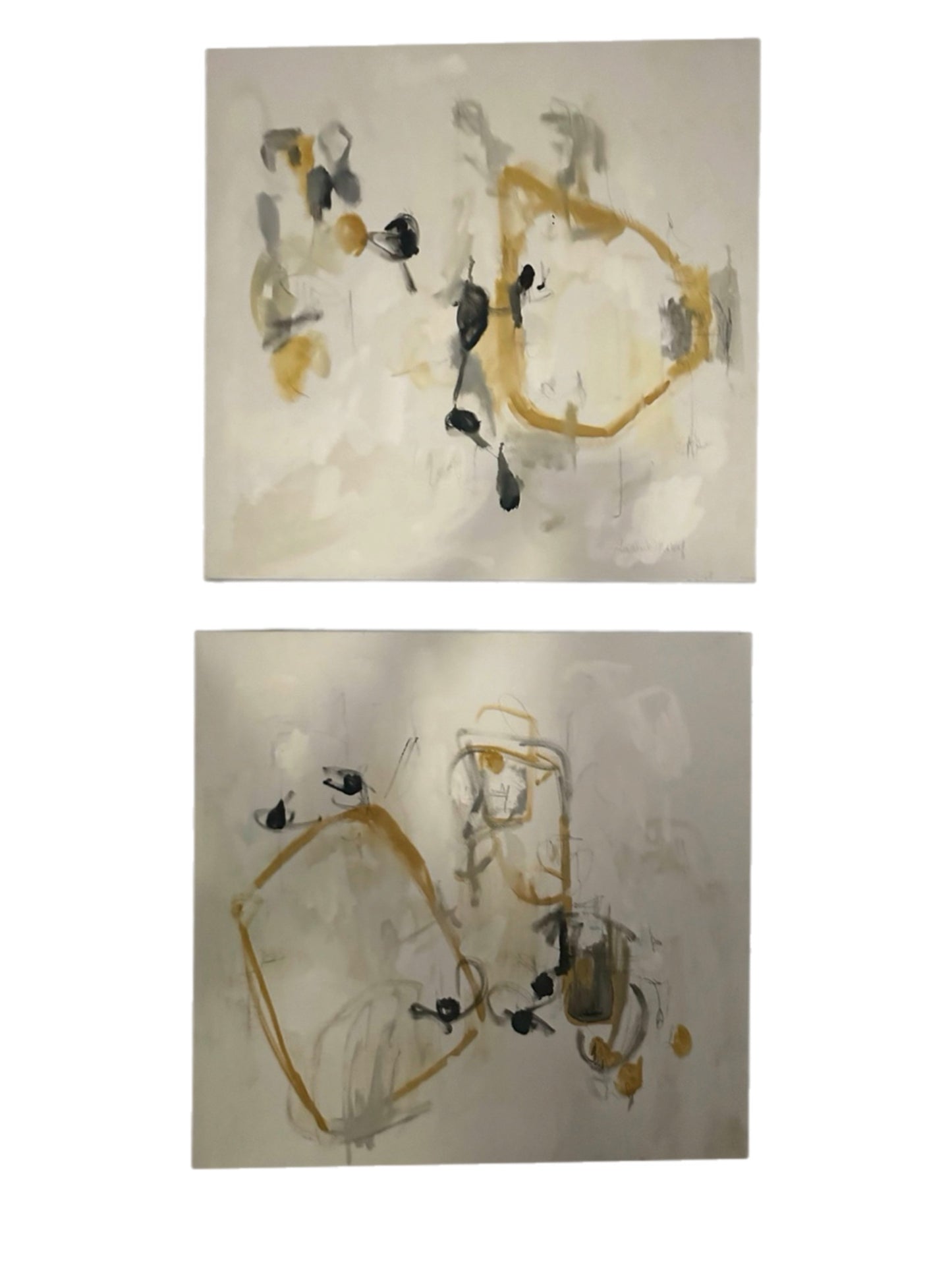 Lovely Lee Clark Malouf Acrylic Abstracts