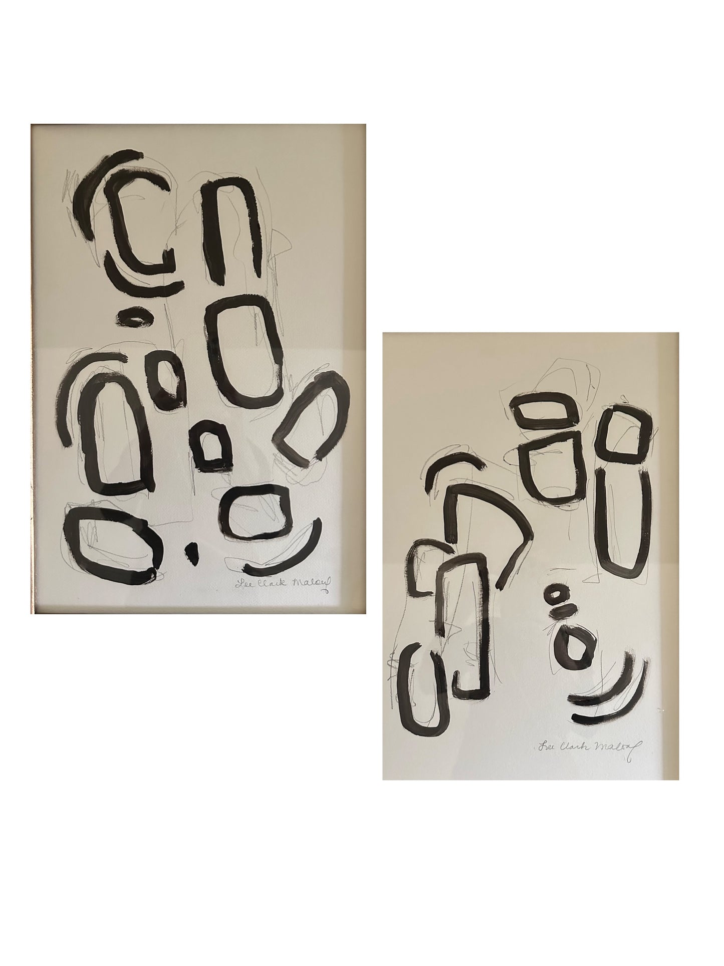 “In the Cards, I and II” by Lee Clark Malouf
