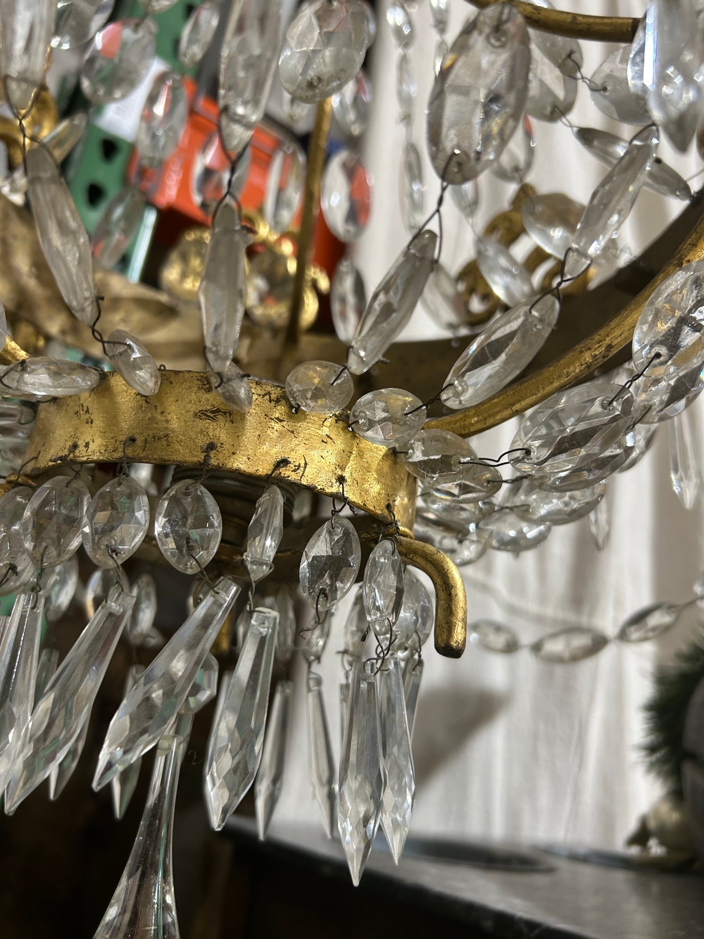 Antique Italian Empire Chandelier
