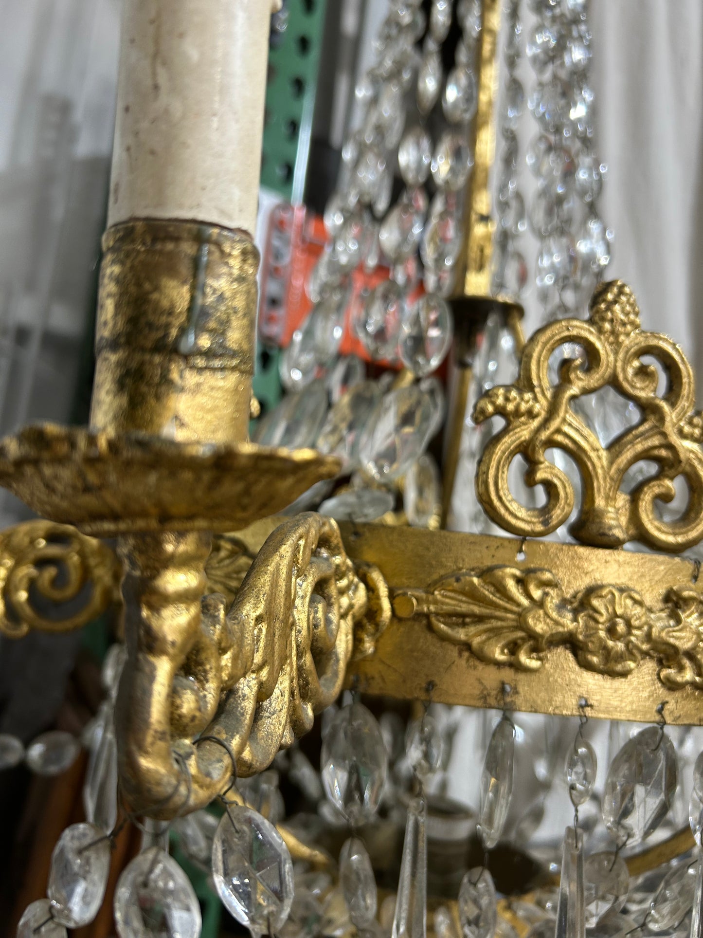 Antique Italian Empire Chandelier