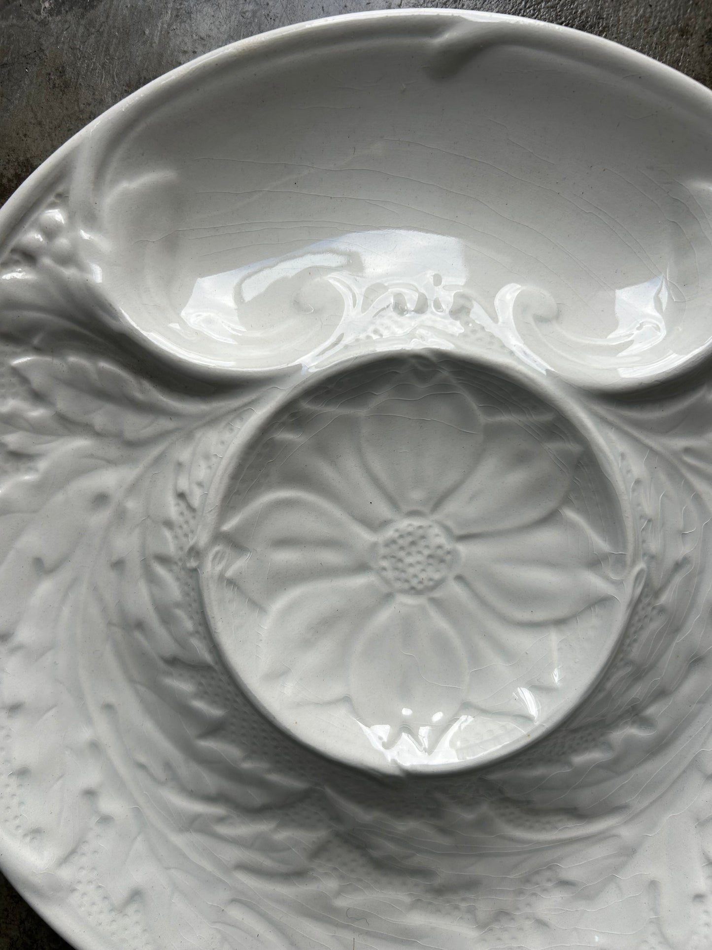 Pair of Gien French Faience Artichoke Plates