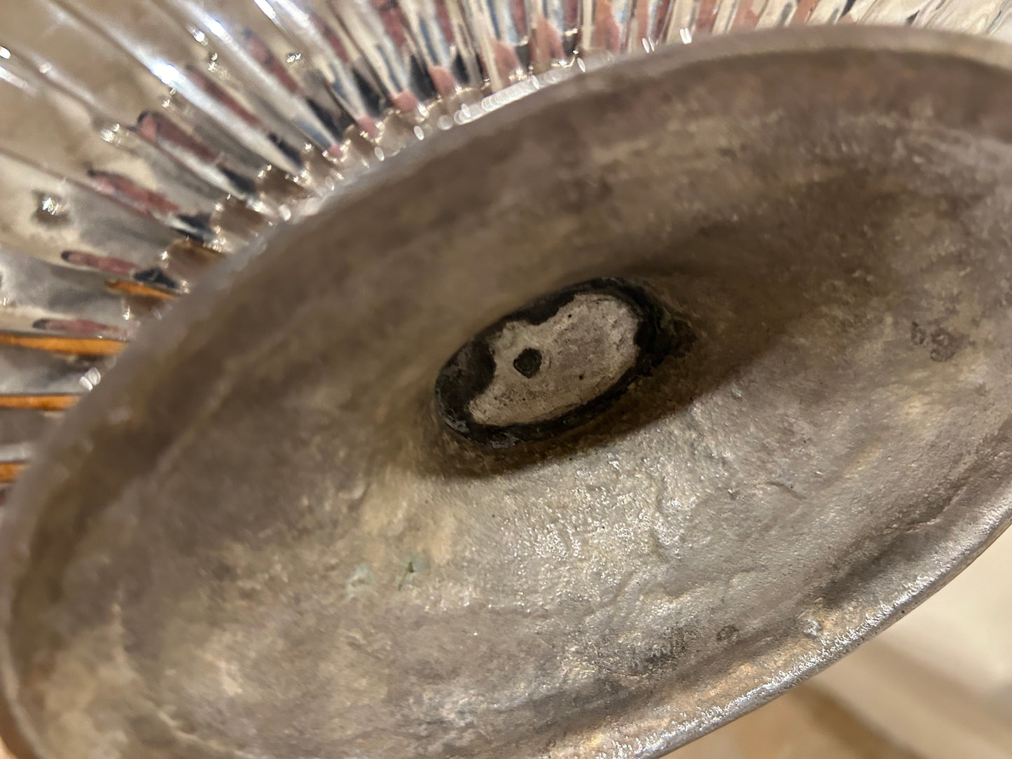 Vintage Silver Bread Compote