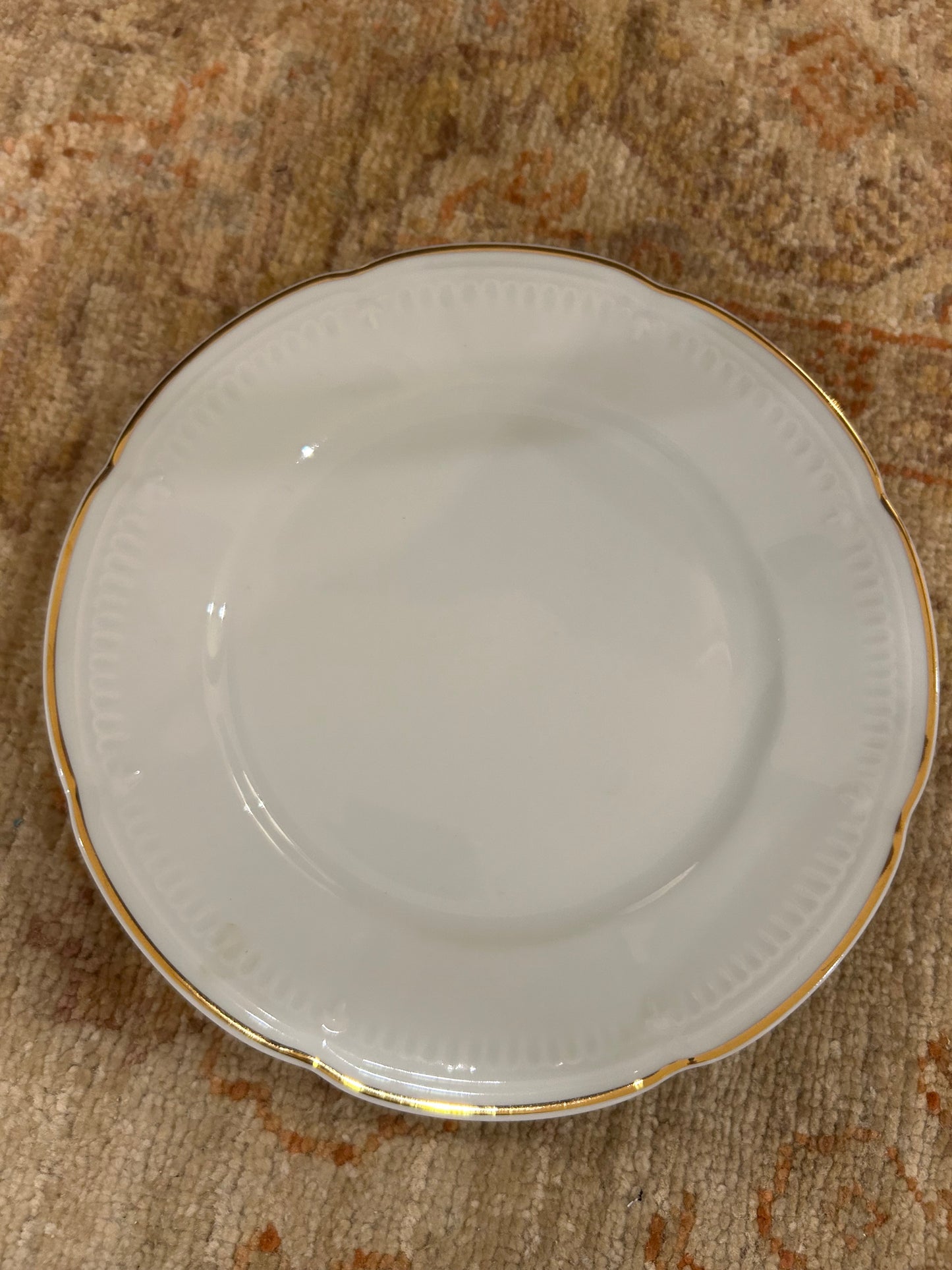 (9) Belgium Porcelain de Beaudour Salad Plates