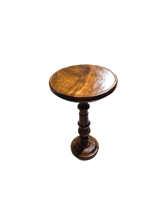 Antique Burled Occasional Table