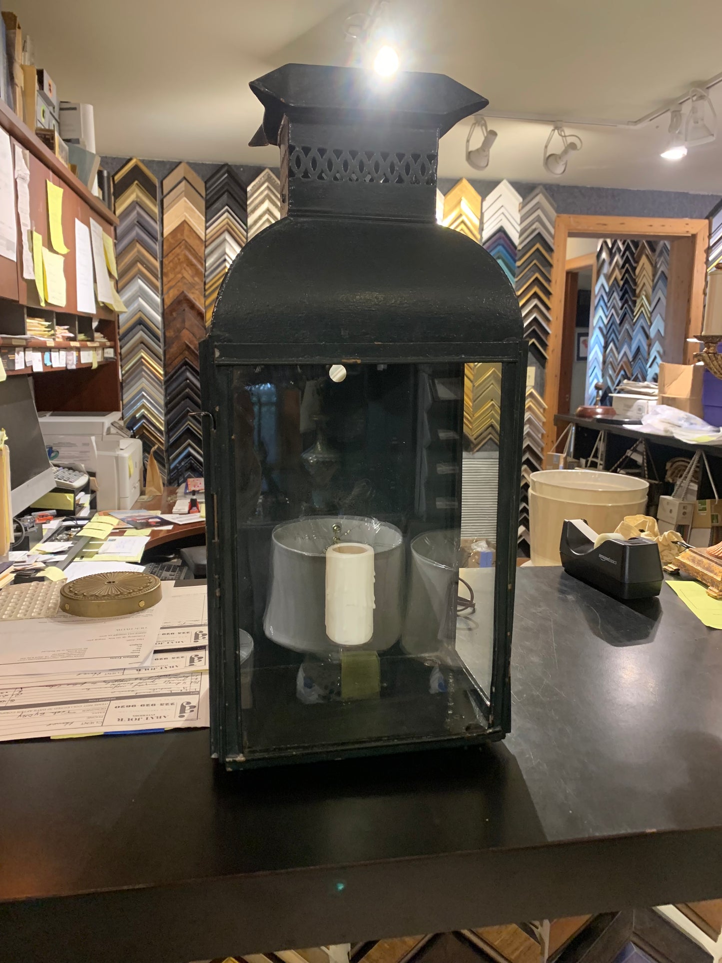 Late 19th Century Belgium Vented Wall Lantern