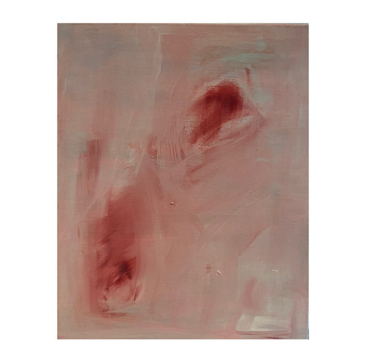 Soft Blush 16x20 Unframed Abstract by Shelley Aucoin