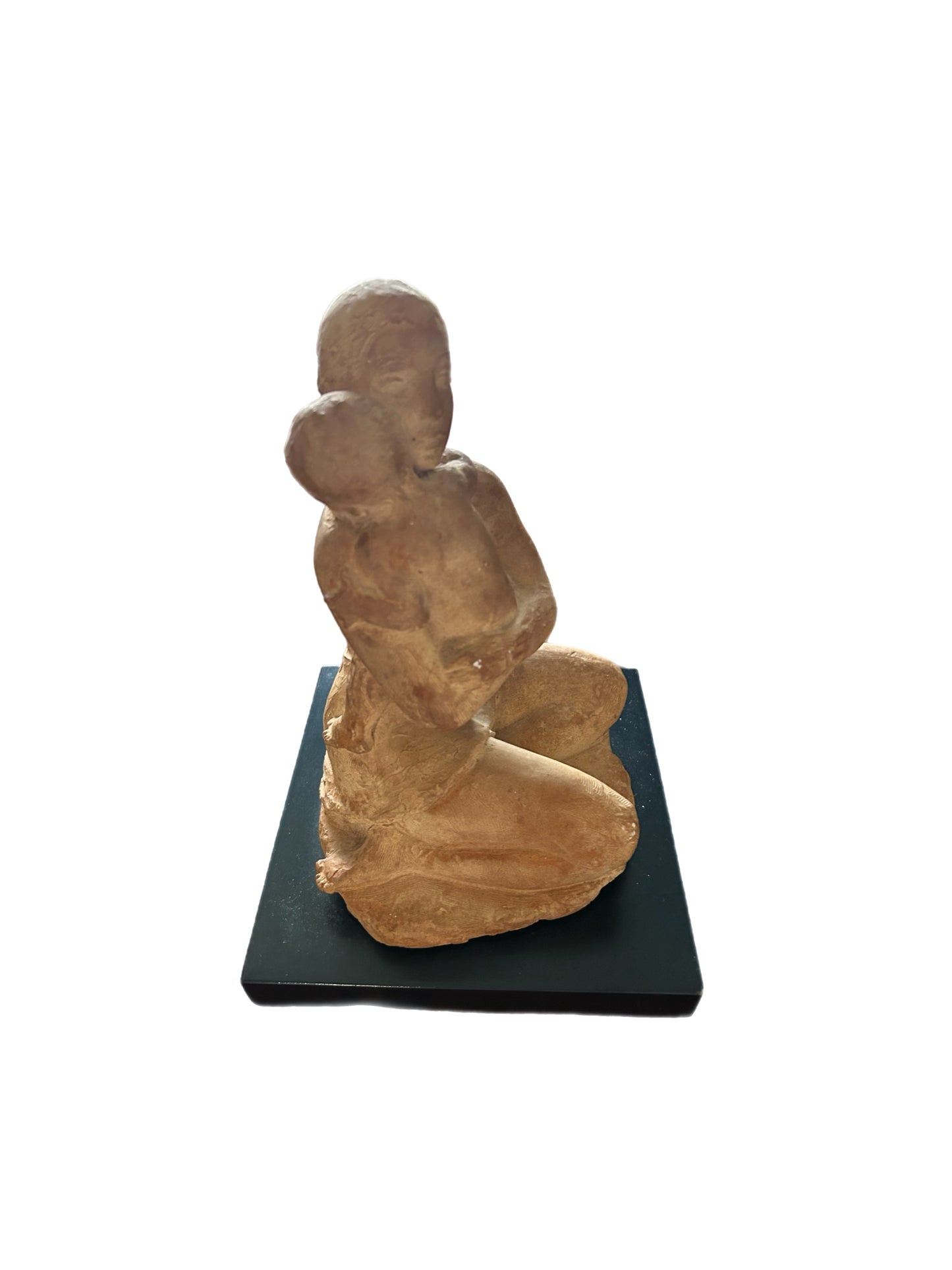 1955 Museum Sculpture Mother Holding Child by Betty Burroughs Woodhouse (Signed)