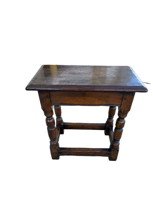 19th Century Scottish Oak Occasional Bench