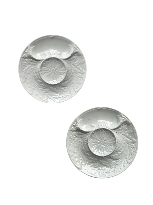 Pair of Gien French Faience Artichoke Plates