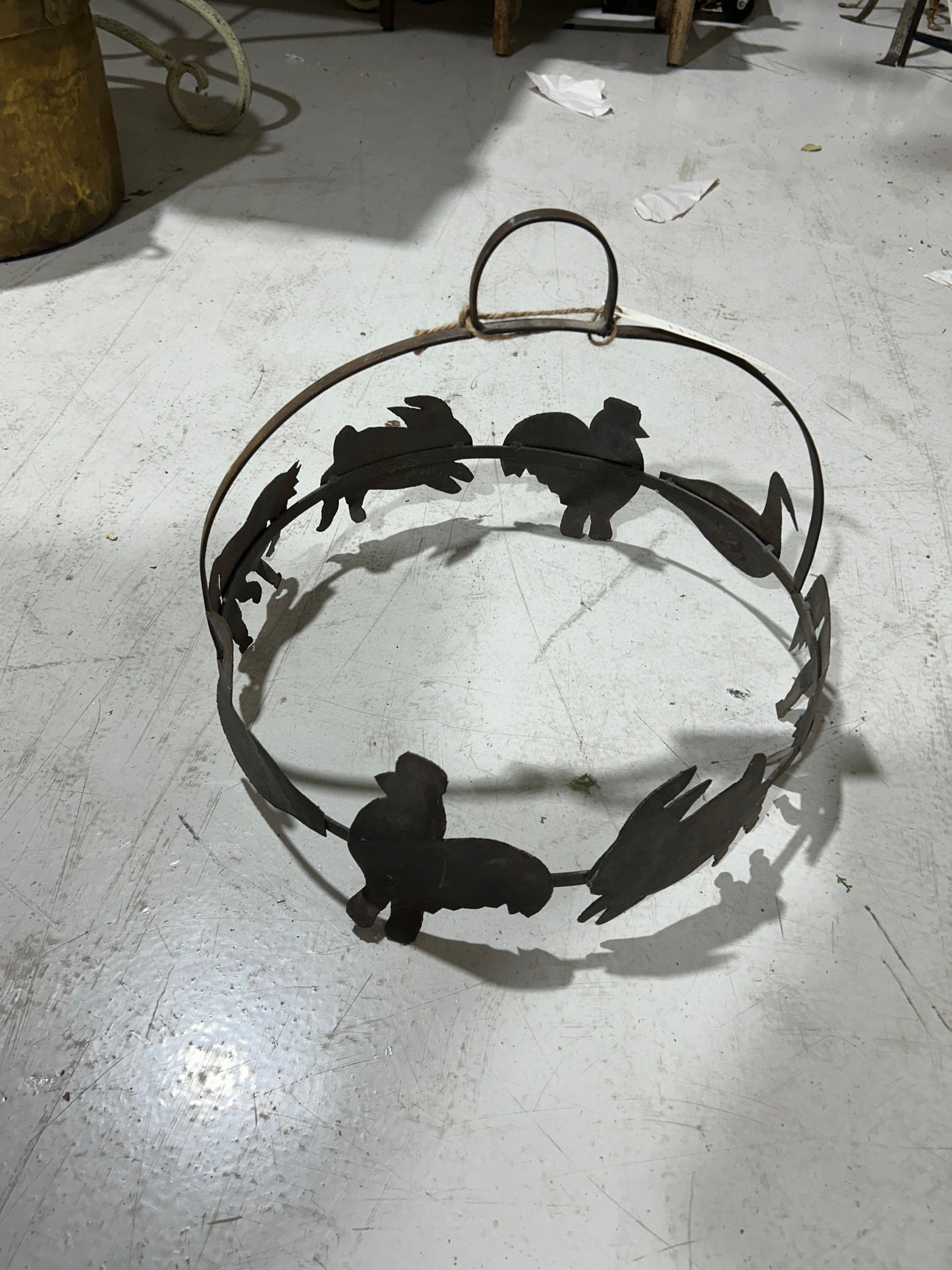 Rustic Country-French Style Pot Rack