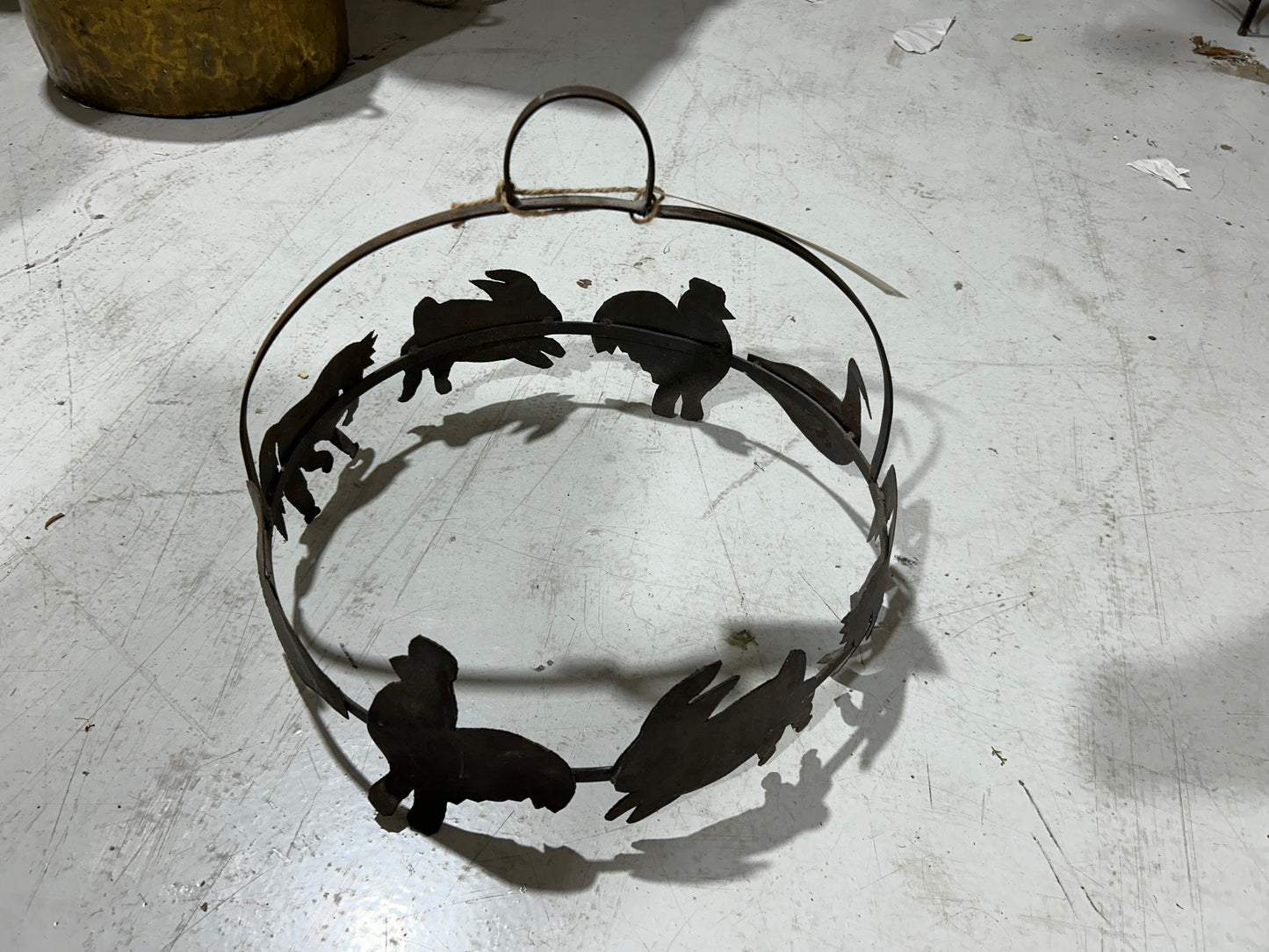 Rustic Country-French Style Pot Rack