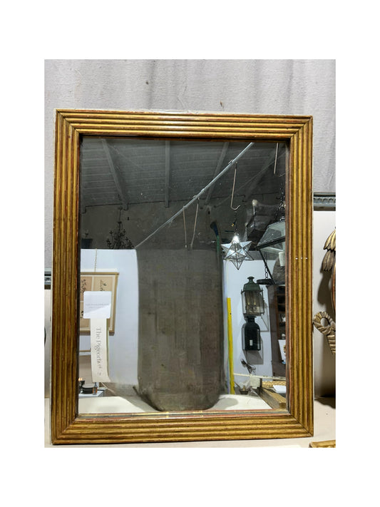 19th Century French Reeded Mirror